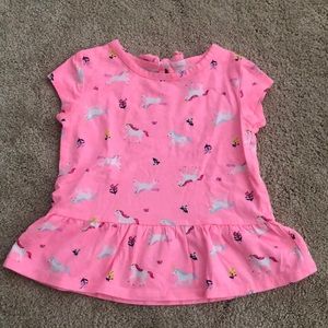 🎉Like New🎉Carter’s Unicorn tee